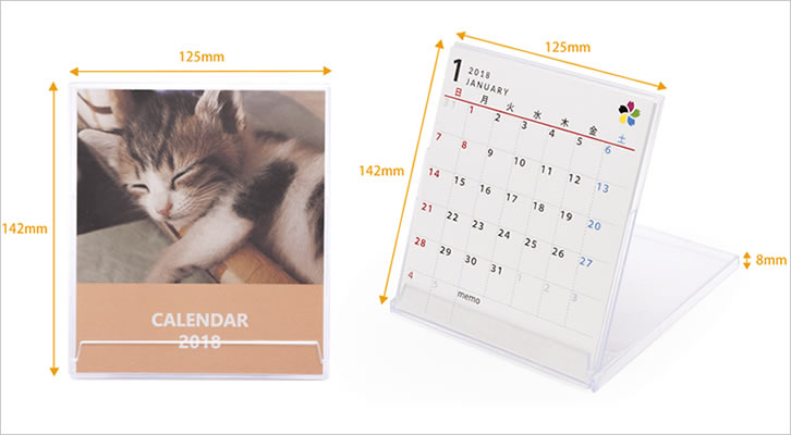 卓上カレンダー印刷(オンデマンド)