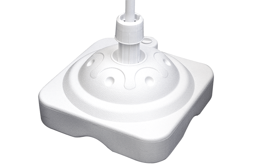 ポールを刺した使用時の状態です。