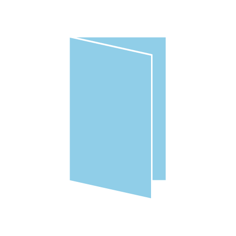 タテ型 二つ折り