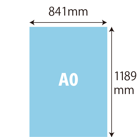 A0サイズ 841×1189mm