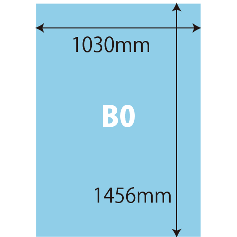 B0サイズ 1030×1456mm