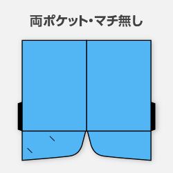 両ポケット マチなし