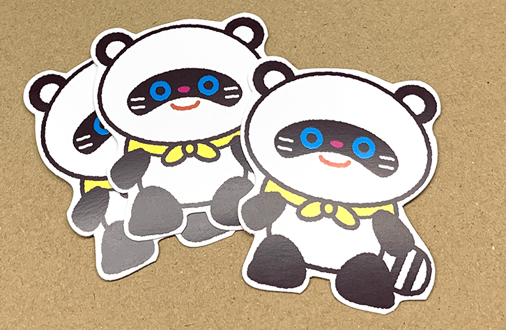 型抜きカード印刷