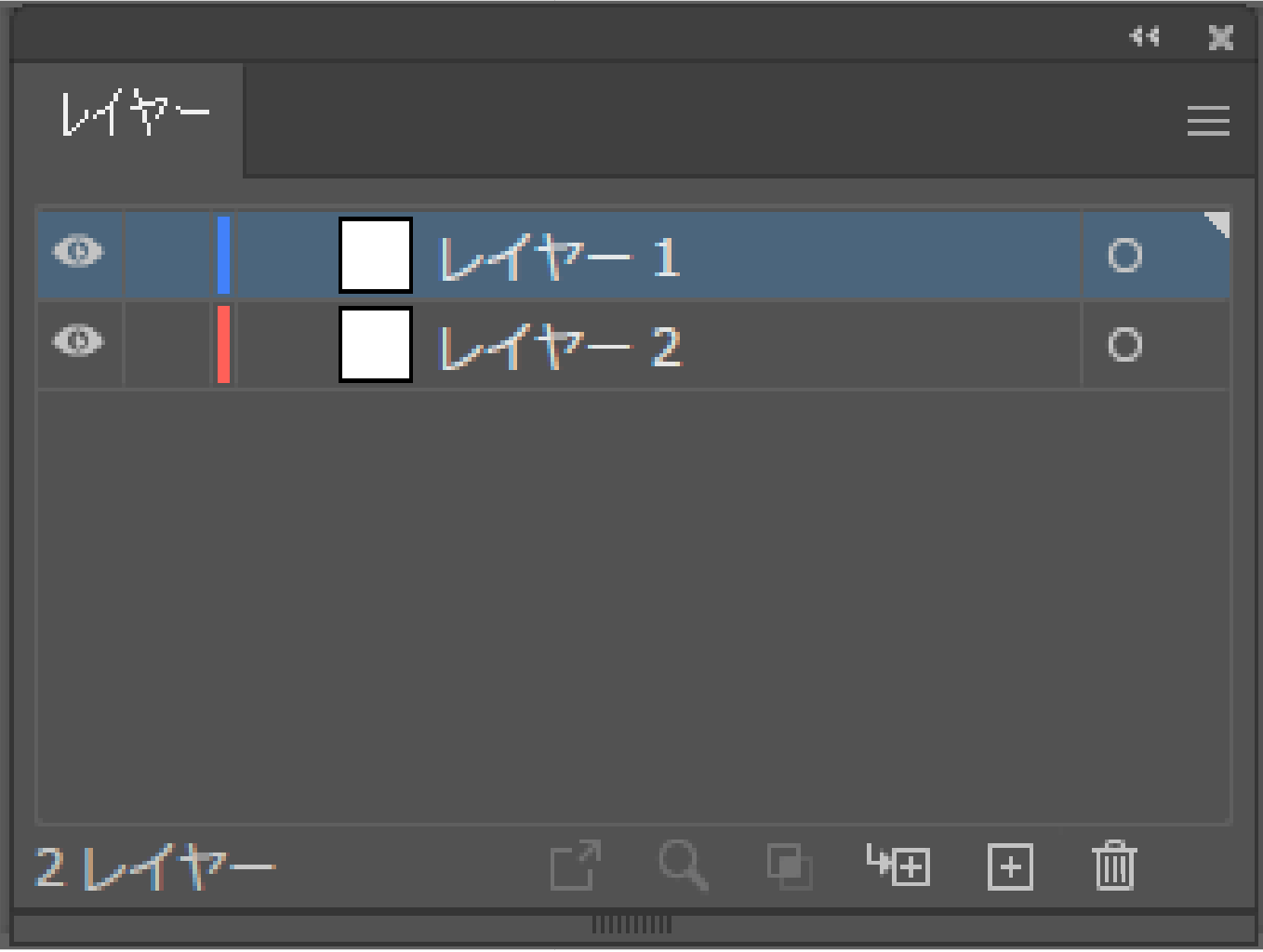 レイヤーオプションの表示方法